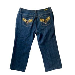 Seven7 PREMIUM DENIM LIMITED EDITION Plus Size‎ 22 Cropped Capris Jeans